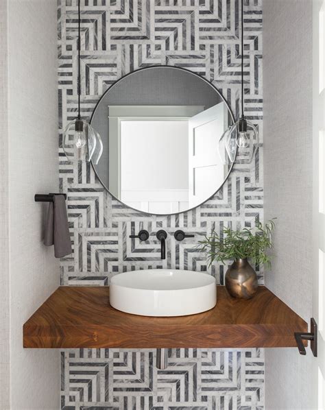 Plateau Updated Transitional Powder Room Seattle By Urban