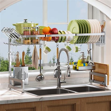Majalis Dish Drying Rack Over The Sink 304 Stainless