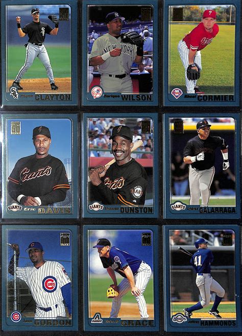 Lot Detail 2001 Topps Traded Rookies Complete Set W Albert Pujols