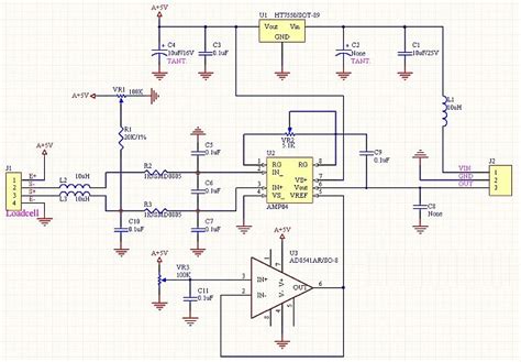 Load Cell Amplifier Schematic Electronic Schematic Diagram