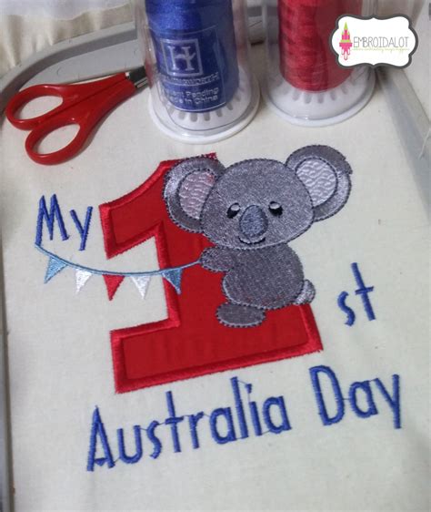 Australian Machine Embroidery Design Babies First Australia Etsy