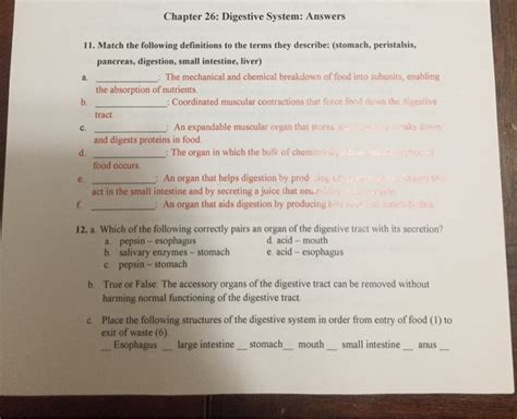 Digestion is a complex process, involving a wide variety of organs and chemicals that work together to break down food, absorb find out by designing your own digestive system with the digestive system gizmo. Gizmos Digestive System Answers / Teacher Guide ...