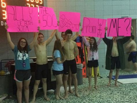 Promosal Idea For Swimmers Cute Prom Proposals Homecoming Dance