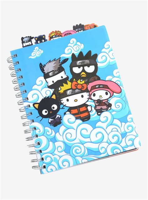 Naruto Shippuden X Hello Kitty And Friends Tab Journal Boxlunch