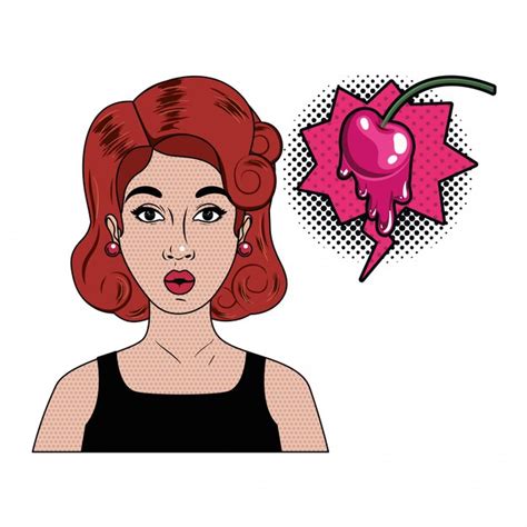 premium vector woman with speech bubble about comic