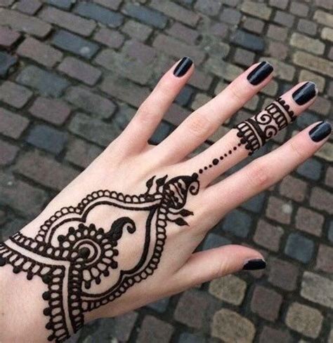 60 Simple Henna Tattoo Designs To Try At Least Once Avec Images