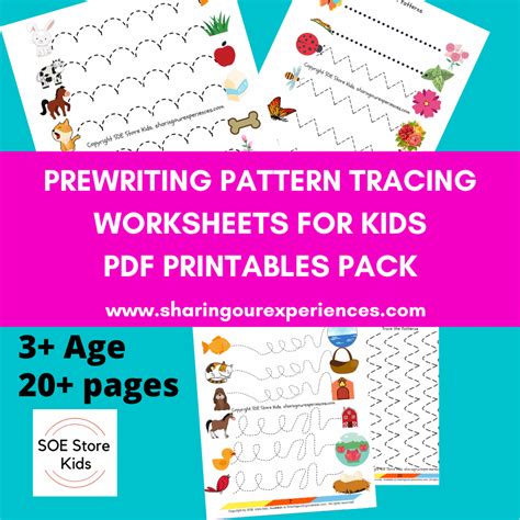 Pre Writing Worksheets Pdf Preschoolers 3 Year Olds Downloadable Zig