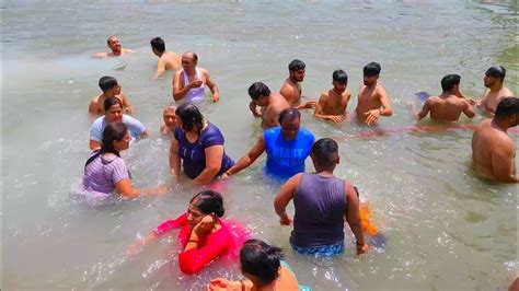 Ganga Snan Haridwar Har Ki Pauri Haridwar Holy Bath Neeraj No Youtube