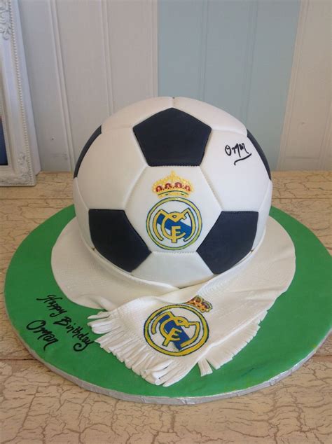 Soccer Cake Real Madrid Cake Soccer Ball Cake
