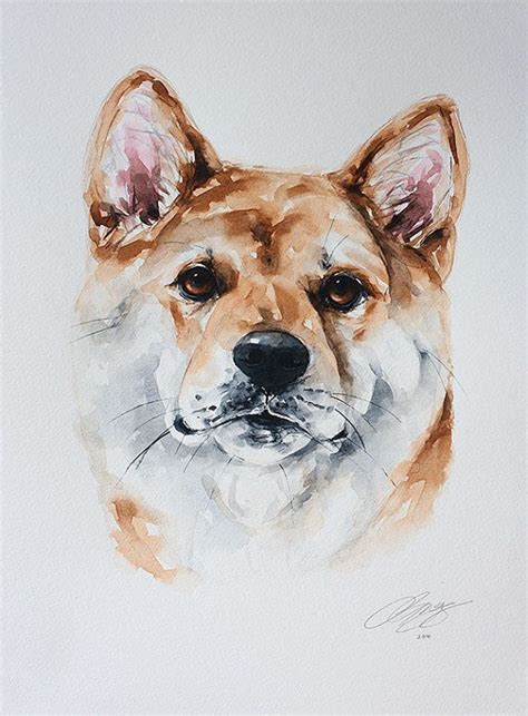 Our pet portraits are for pets of all shapes and sizes. 449 best images about Watercolor : Dog Portrait on ...