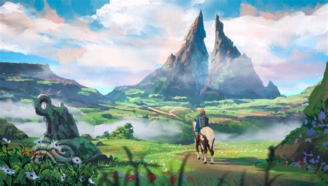 The Legend Of Zelda Breath Of The Wild Hd Wallpaper By Surendra Rajawat