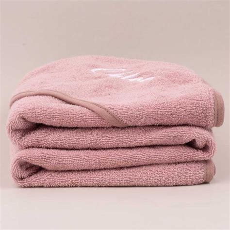 Personalised Blush Pink Baby Towel