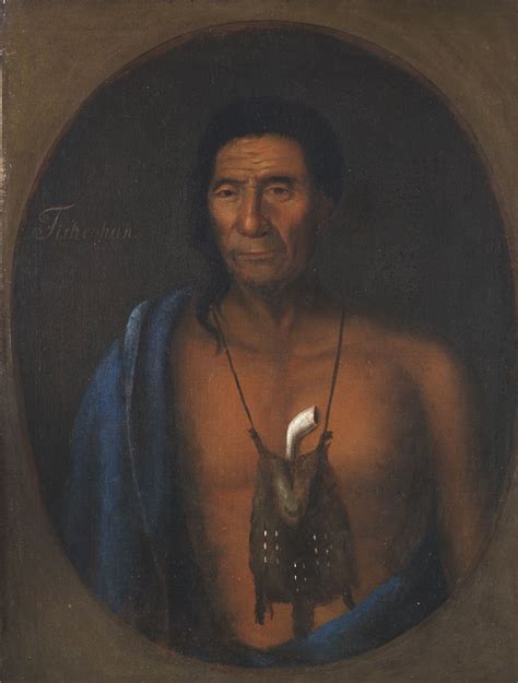 A 1735 Portrait Of Delaware Chief Tiscohan Philadelphia Museum Of Art