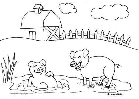 Coloring Pages For Animals Farm Animals For Coloring