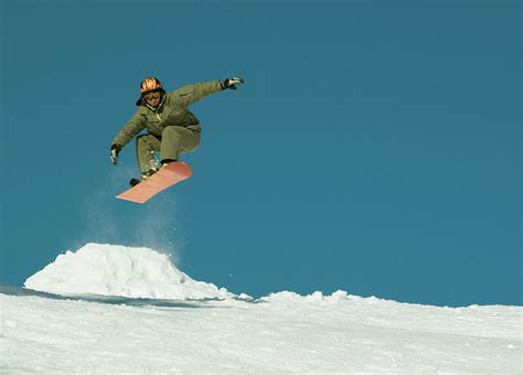 Snowboard Jump Photograph By Victoria Savostianova Fine Art America