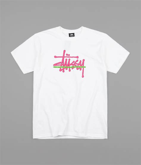 Stussy International T Shirt White Flatspot