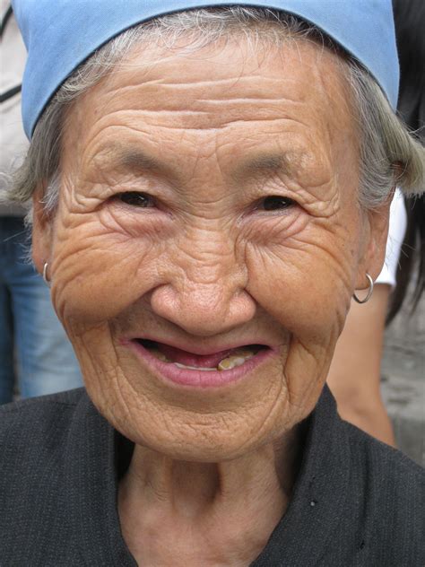 Woman From China Old People Love Old Faces Smile Pictures