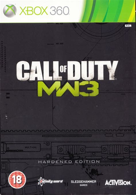 Call Of Duty Mw3 Hardened Edition 2011 Xbox 360 Box Cover Art