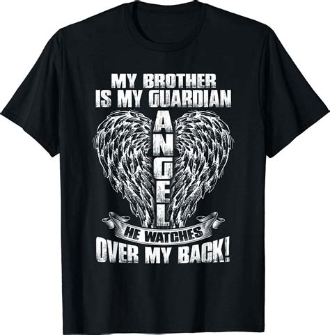 Eternal Tribute: Honoring My Dear Brother with a Sleek Black Tee