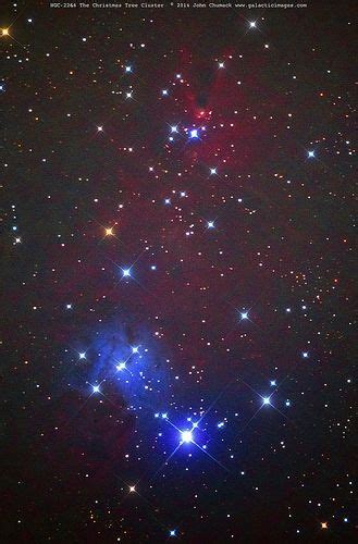 Ngc 2264 The Christmas Tree Star Cluster And Fox Fur Nebula On 10 26 2014