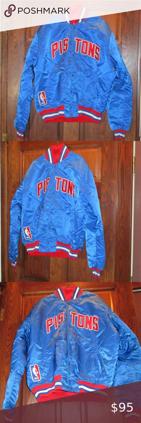 Ooh, that sounds good.he's a big piece of beef. Detroit Pistons Starter Jacket 1980's Sz. Large in 2020 ...