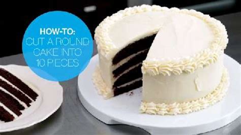 How To Cut A Round Cake Into 10 Pieces Canadian Living