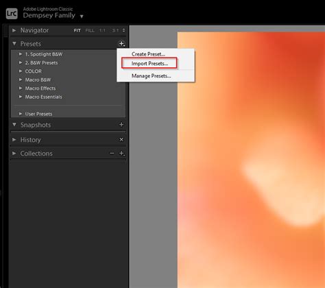 Our presets are also compatible with lightroom 4,5,6,cc as well as the latest version of. How to Import Presets in Lightroom: Import New Presets ...
