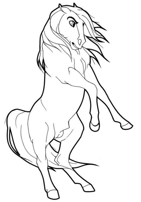 Wild Horse Coloring Page To Print Coloring Home