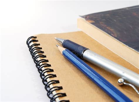 Notepad And Pen Stock Photo Image Of Paperwork Notebook 1897774