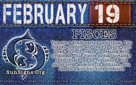 February 19 Horoscope Birthday Personality Sunsignsorg