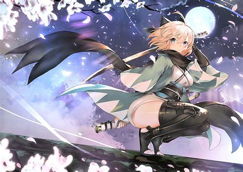 Anime Anime Girls Fategrand Order Sakura Saber Girls With Swords