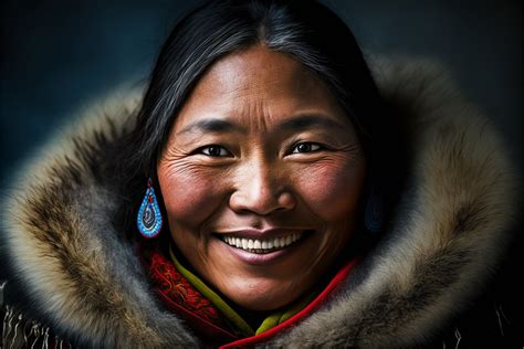 Mujer Inuit Arte Digital Michal G Jose Art Gallery