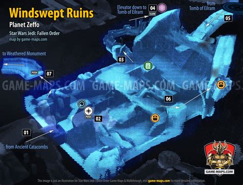 Windswept Ruins Map Zeffo For Star Wars Jedi Fallen Order