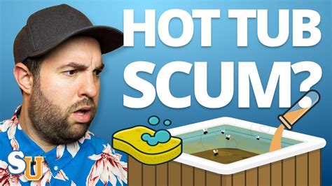 How To Clean A Hot Tub Scum Ring Swim University Youtube