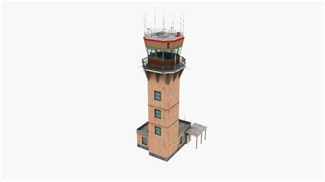 3d Air Traffic Tower Turbosquid 1946312