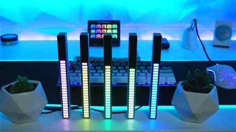 Rgb Colorful Led Music Rhythm Light Voice Control Pickup Light Usb