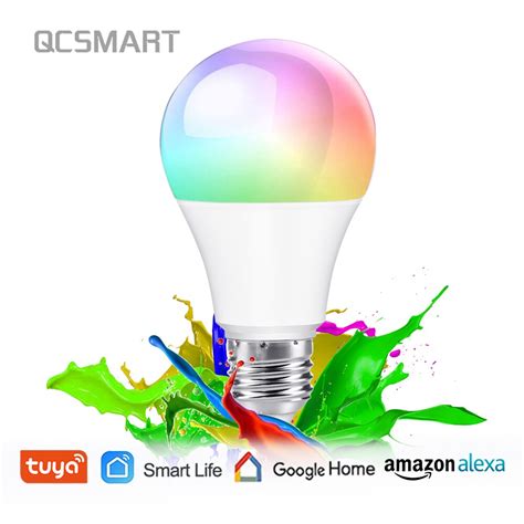 Buy Tuya Smart Life App Dimmable E27 Wifi Rgb Led Bulb