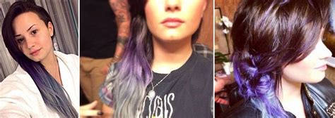 How To Purple And Silver Urban Ombre Hair Color Crazy Cool Hair Color