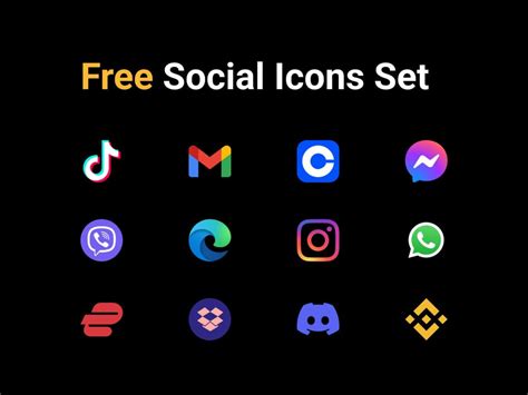 Free Popular Apps Icons Figma Resource Free Figma Templates