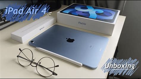 Ipad Air 4 Sky Blue Unboxing And Accessories Youtube