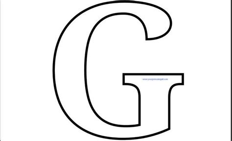 Printable Letter G Coloring Page Use This Printable Letter G Coloring