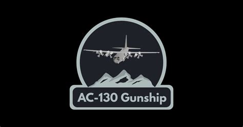 Air Force Ac 130 Gunship Ac130 Sticker Teepublic
