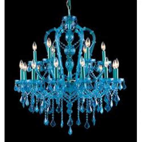 Colored Crystal Chandeliers Colored Crystals Give These Monochromatic