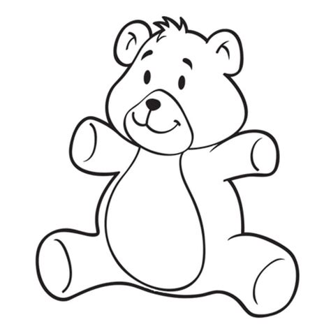 Créez un dessin animé en ligne. Coloriage Ours en peluche classique en Ligne Gratuit à ...