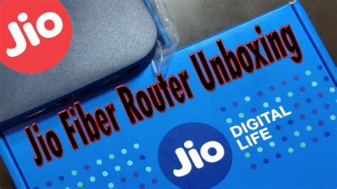 Jio Fiber Broadband Router Unboxing Jio Fiber Router Unboxing L Jio