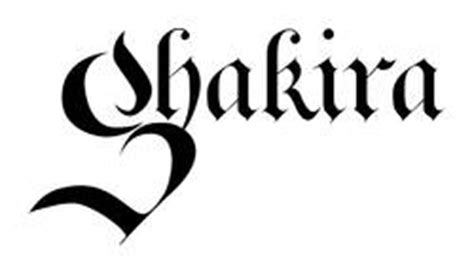 Shakira Logo LogoDix