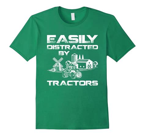 Easily Distracted By Tractors T Shirt For Who Love Farm T Shirt Managatee