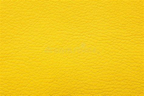 Yellow Fabric Texture Background Closeup On Yellow Leather Background