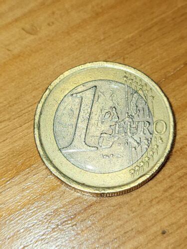 1 Euro Münze Italien 2002 Fehlprägungitalien Leonardo Da Vinci Ebay