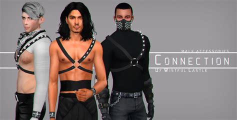 Connection Male Accessories Wistful Castle On Patreon Sims 4